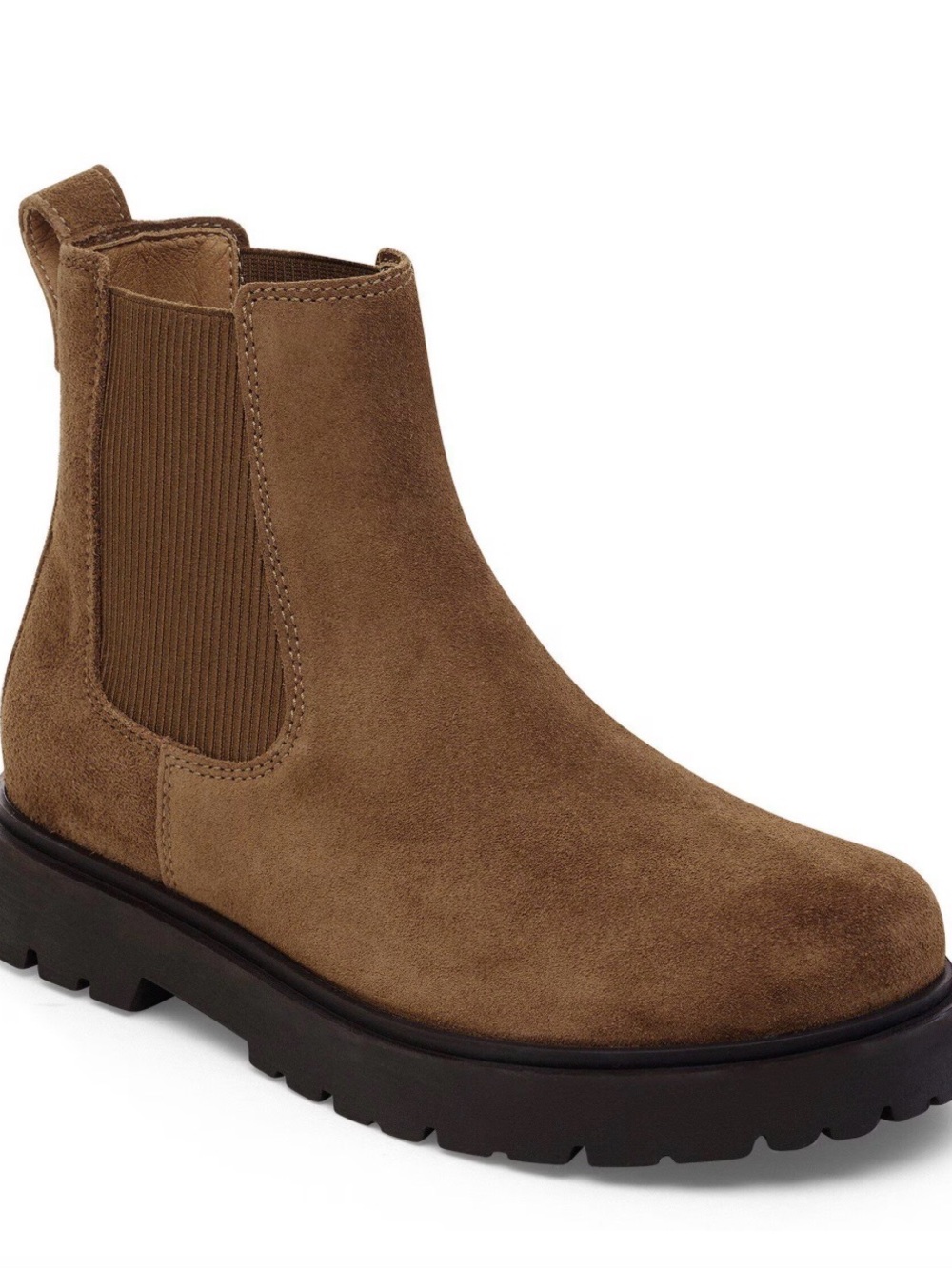 NWT Birkenstock Highwood Brown Suede Chelsea Boots EU 41 Narrow